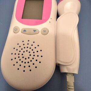 Pink and White Fetal Doppler